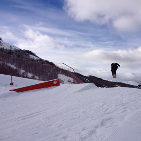 Prime Strutture allo Swup Snowpark di Campo Felice