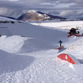 Prime Strutture allo Swup Snowpark di Campo Felice