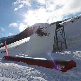 Prime Strutture allo Swup Snowpark di Campo Felice