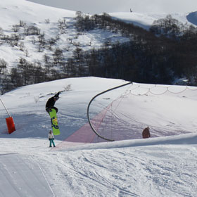 Prime Strutture allo Swup Snowpark di Campo Felice