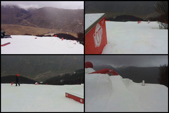 lo SWUP Snowpark di Campo Felice si trasferisce a 1920mt aprendo la prima pista dedicata al park