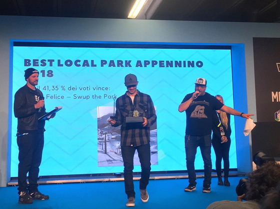 Lo SWUP Snowpark vince agli SNOWPARK AWARDS 2018