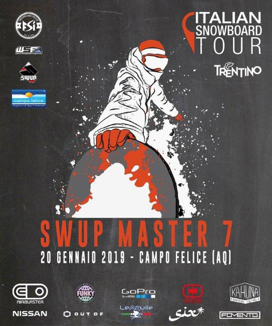 Domenica 20 Gennaio SWUP MASTER 7 Italian Snowboard Tour FSI